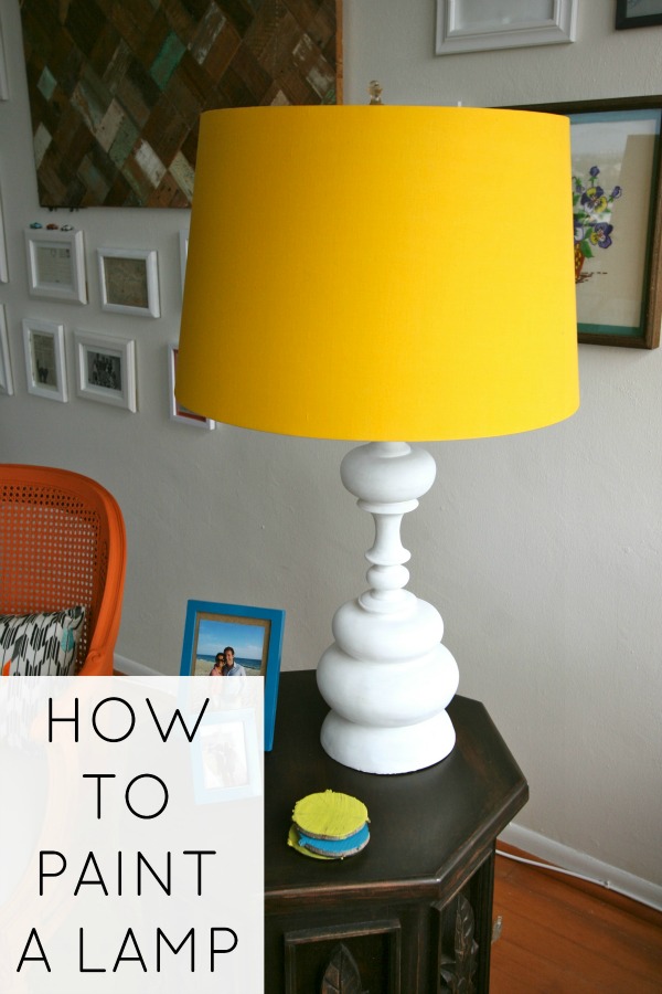How to Paint Lamp Shades