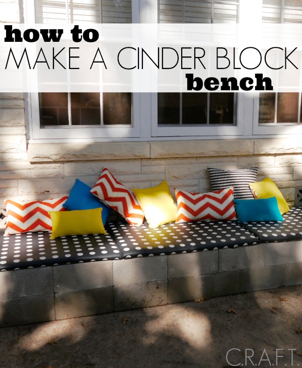 DIY outdoor bench - C.R.A.F.T.