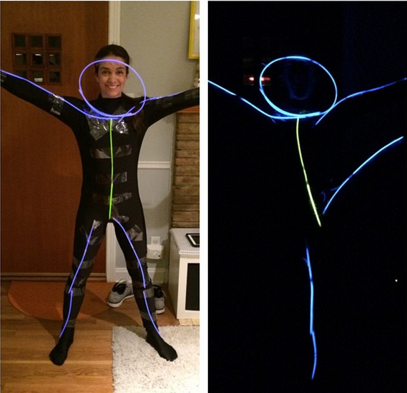 20++ Diy glow in the dark stick figure costume ideas